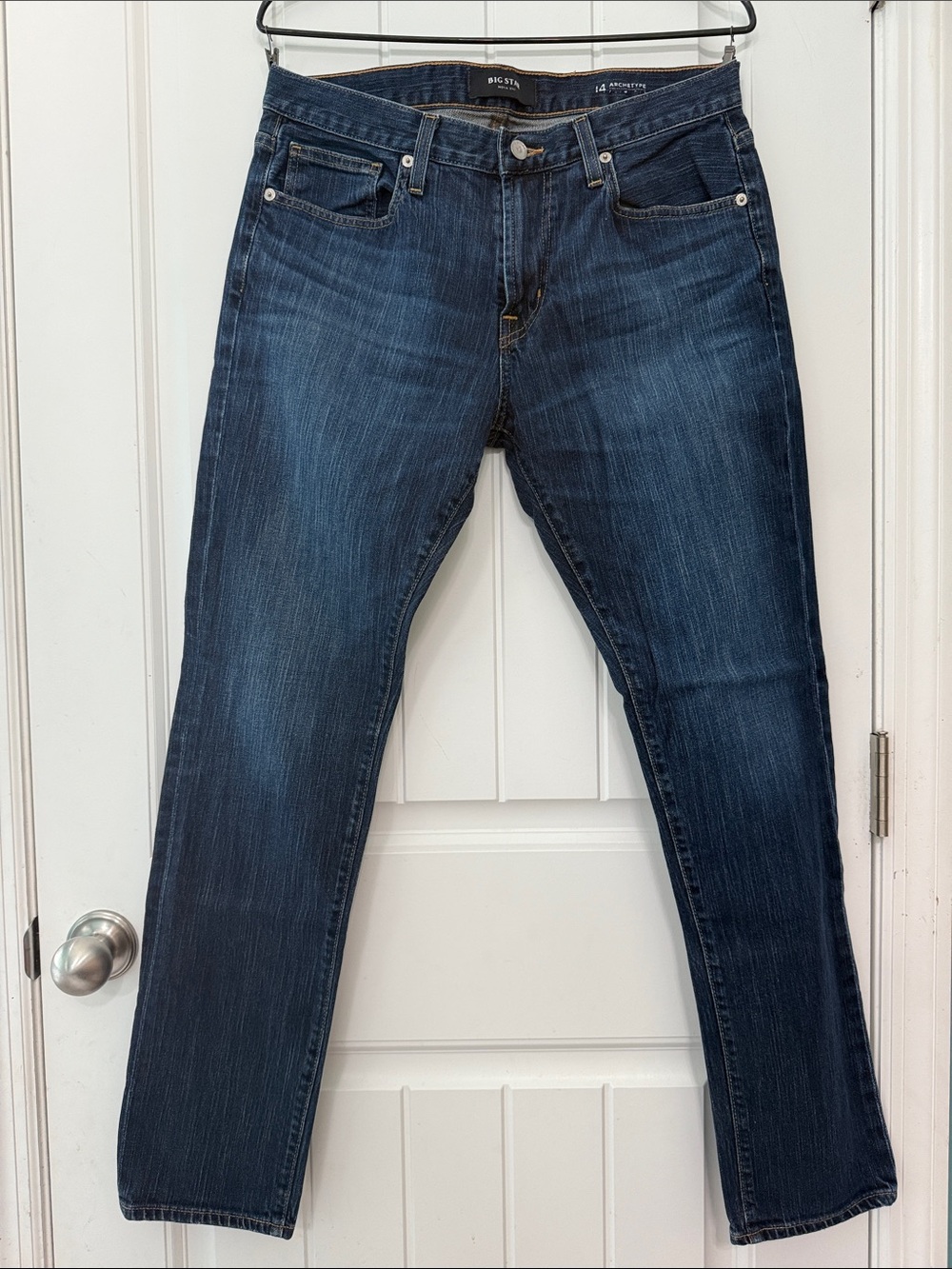 Big Star Men’s Straight Jeans - Dark Indigo